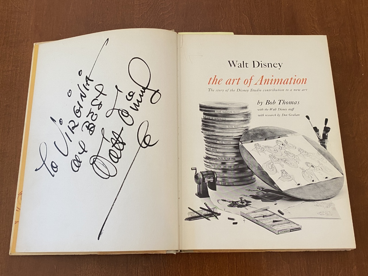 Art Of Animation Signed Walt & Ub Iwerks!